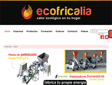 Tablet Screenshot of ecofricalia.com